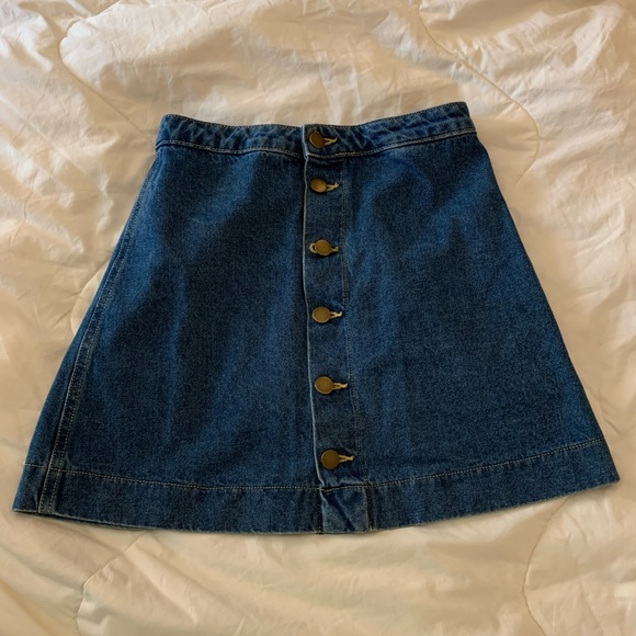 American Apparel Dresses & Skirts - American apparel Jean skater skirt